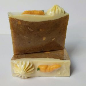 Carrot Spice Cake Soap with Turmeric