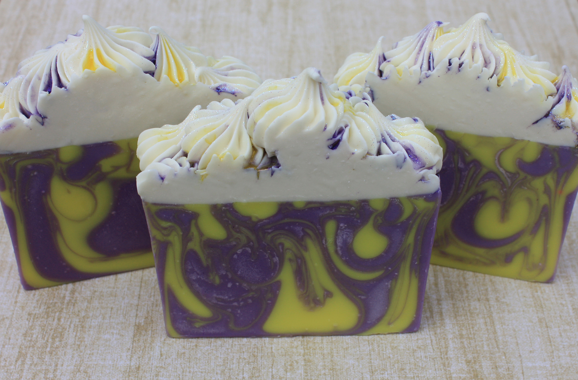Lemon & Lavender Handmade Soap Essential Oil Soap - Scrub Butter