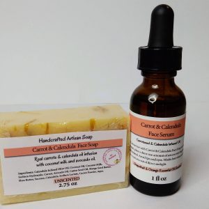 Carrot & Calendula Face Soap & Face Serum Set